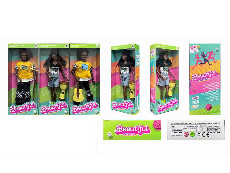 11.5inch Solid Body Doll Set(3S) toys