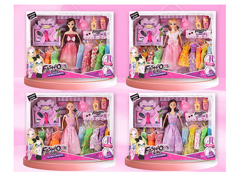 11.5inch Solid Body Doll Set(4S) toys