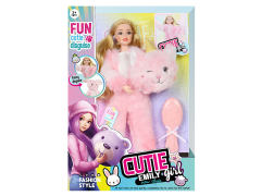 11.5inch Solid Body Doll Set toys