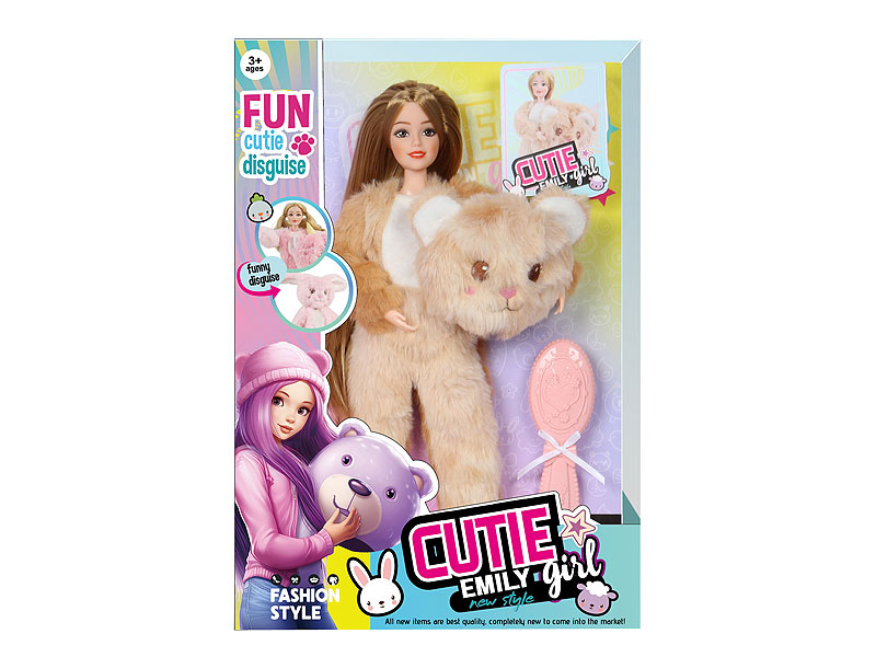 11.5inch Solid Body Doll Set toys