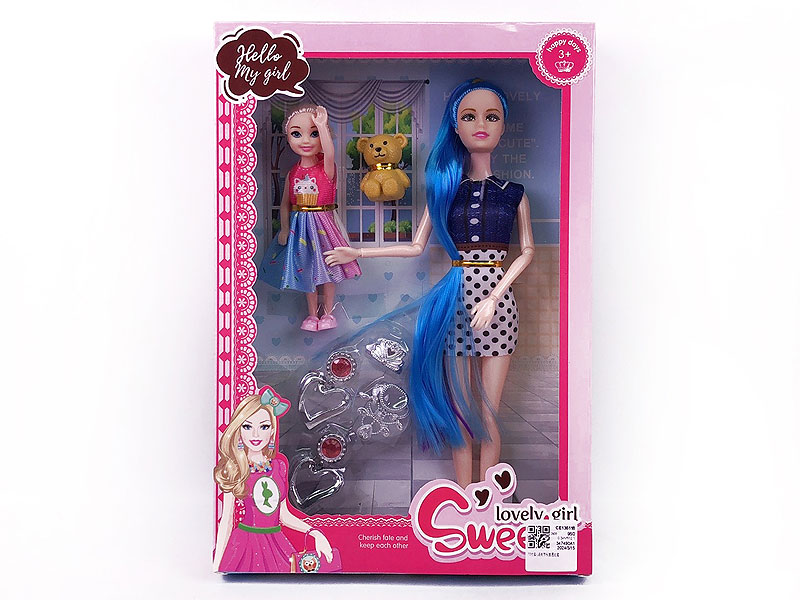 11inch Solid Body Doll Set toys