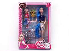 11inch Solid Body Doll Set toys