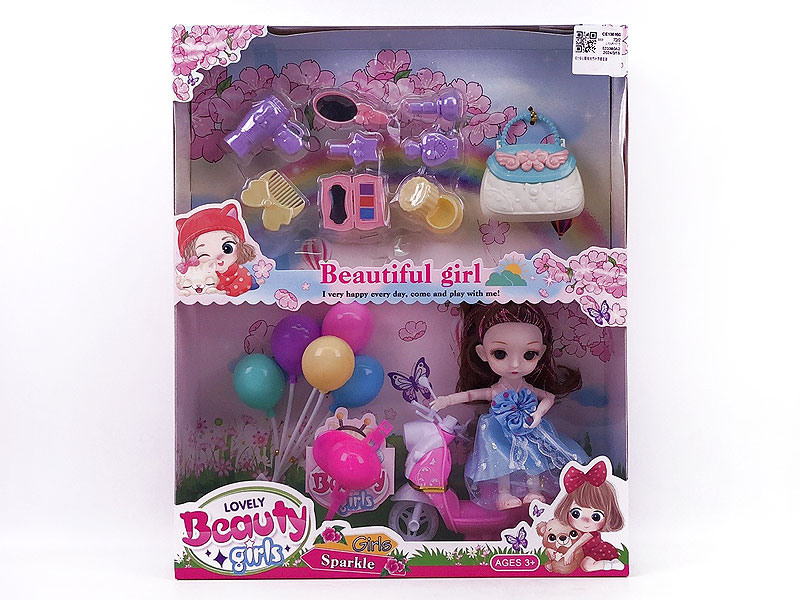 6inch Solid Body Doll Set toys