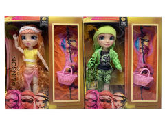 10inch Solid Body Rainbon Doll Set(2S) toys