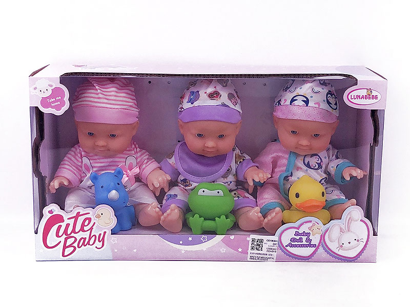 9inch Doll Set(3in1) toys