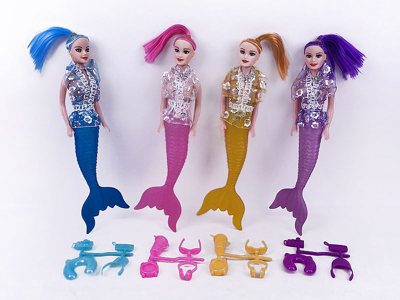 29CM Empty Body Mermaid Set(4C) toys
