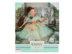 EMILY11.5寸实心12关节芭比套