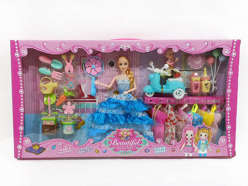 11inch Solid Body Doll Set toys