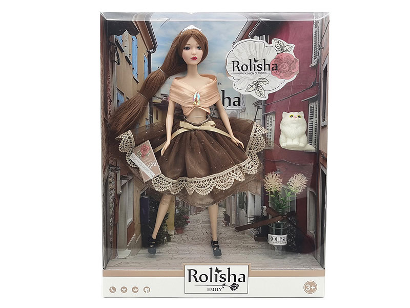 11.5inch Solid Body Doll Set toys