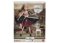 Rolisha11.5寸实心12关节芭比套