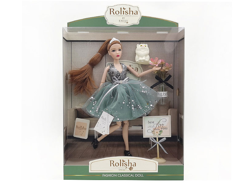 11.5inch Solid Body Doll Set toys