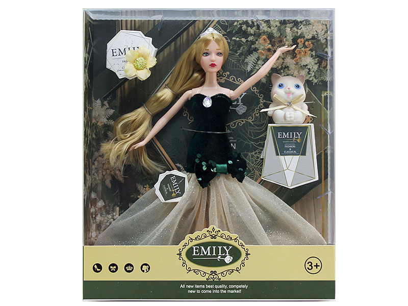 11.5inch Solid Body Doll Set toys