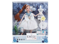 EMILY11.5寸实心12关节芭比套