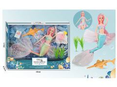 11.5inch Solid Body Mermaid Set toys