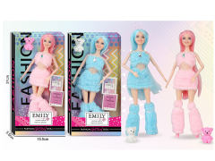 11.5inch Solid Body Doll Set(2C) toys