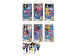 11.5inch Solid Body Doll Set(6S） toys