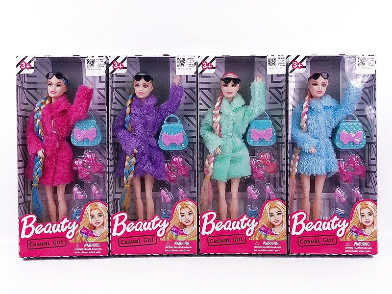 11inch Solid Body Doll Set(4C) toys