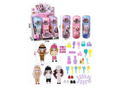 6.5inch Solid Body Doll Set(6in1) toys