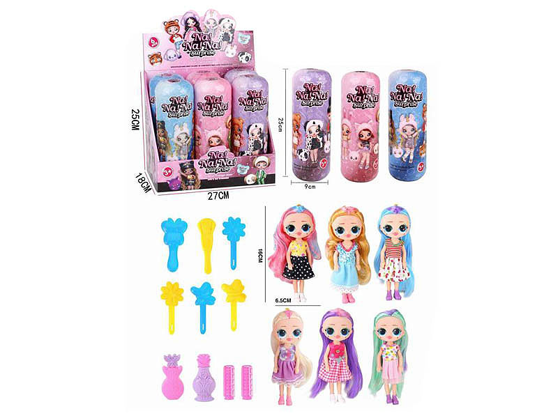 7inch Doll Set(6in1) toys