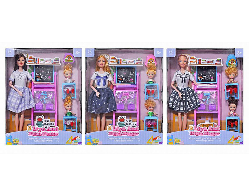 Solid Body Doll Set(3S3C) toys