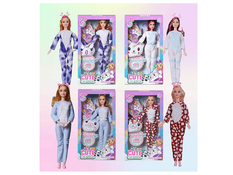 Solid Body Doll Set(4S) toys