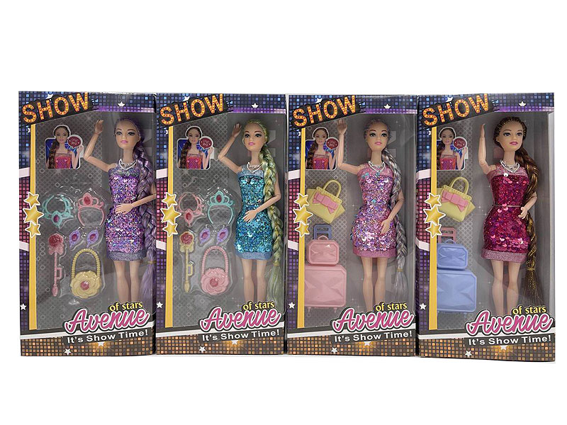 11.5inch Solid Body Doll Set(4S) toys