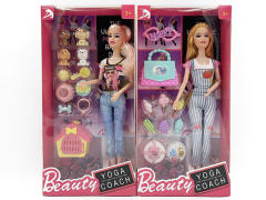 11.5inch Solid Body Doll Set(2S) toys