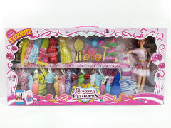 11inch Solid Body Doll Set toys