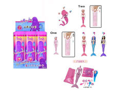 11.5inch Solid Body Color Changing Wash Mermaid Set(6in1) toys