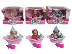 5inch Brow Moppet Set & Bathtub(3S)