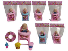5inch Brow Moppet Set & Table(6S) toys