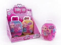 3inch Solid Body Doll Set(6in1) toys
