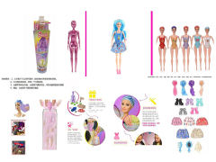 11.5inch Solid Body Color Doll Set