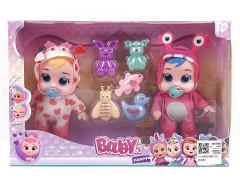 5inch Empty Body Cry Baby Set(2in1) toys