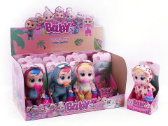 5inch Solid Body Cry Baby Set(12in1) toys
