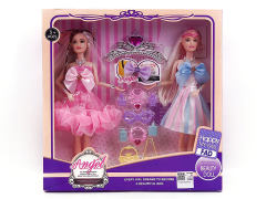 11.5inch Solid Body Doll Set(2in1) toys