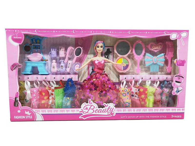 11.5inch Solid Body Doll Set toys