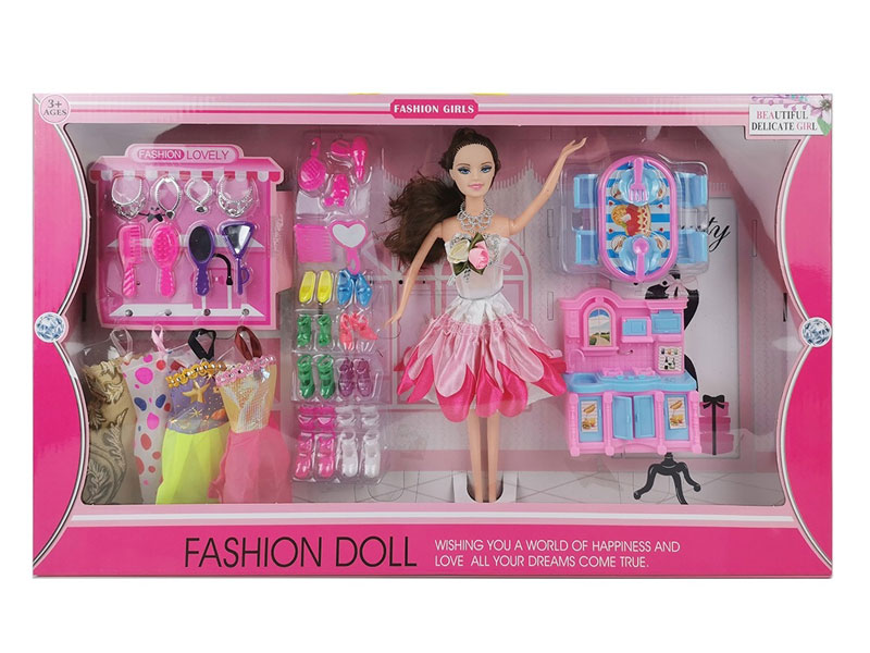 11.5inch Solid Body Doll Set toys