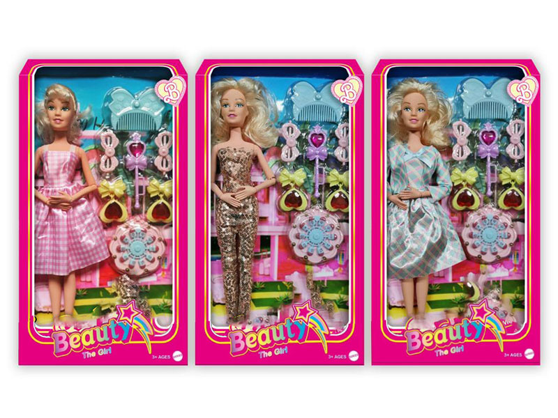 11.5inch Solid Body Doll Set(3S) toys