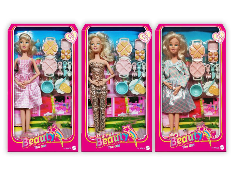 11.5inch Solid Body Doll Set(3S) toys