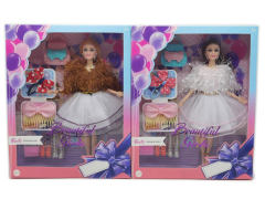 11.5inch Solid Body Doll Set(2S) toys