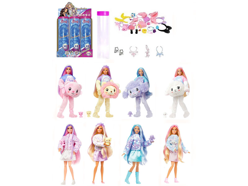 11.5inch Solid Body Doll Set(6in1) toys