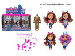 6.5inch Solid Body Doll Set(6in1) toys
