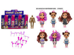 6.5inch Solid Body Doll Set(12in1) toys
