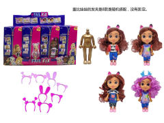 6.5inch Solid Body Doll Set(12in1) toys