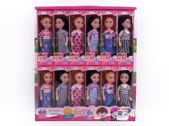 5inch Solid Body Doll(12in1) toys
