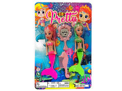 5inch Solid Body Mermaid Set(2in1) toys
