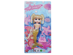 8inch Solid Body Mermaid Set(4C) toys