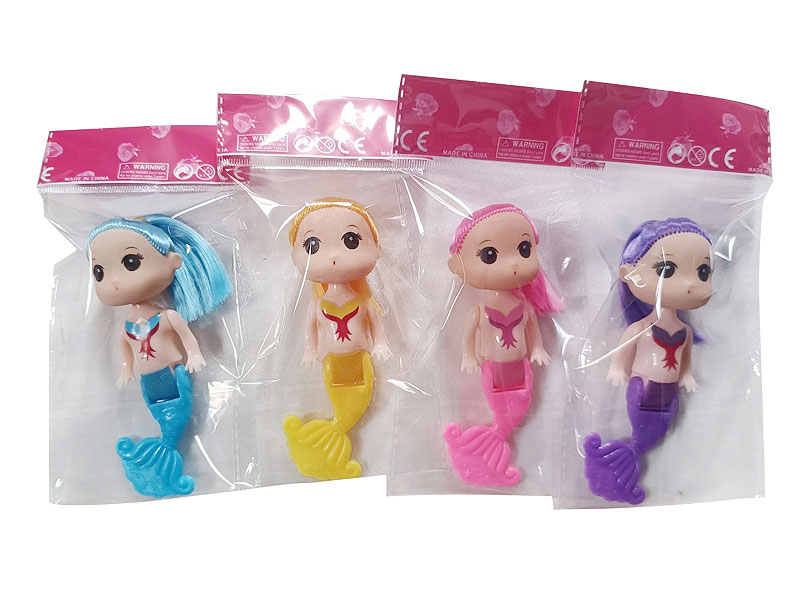 3inch Solid Body Mermaid(4C) toys