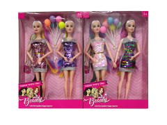 11.5inch Solid Body Doll Set(2in1) toys